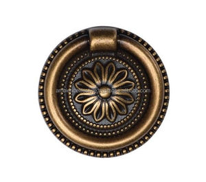 Perillas de latón estilo herencia, perfectas para muebles antiguos, gabinetes y cajones, preservando el estilo interior cultural. - Product Image 5