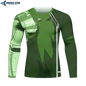 Camiseta de Compresión Ligera con Protección Solar UPF50, Manga Larga, para CrossFit y MMA, Soporte Muscular, Secado Rápido y Transpirable - Product Image 6