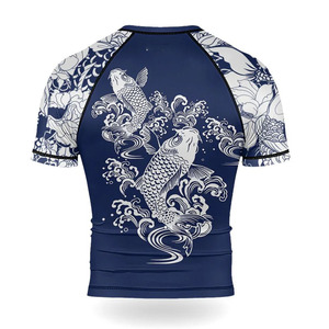 เสื้อยืดแขนยาวรัดรูปสำหรับออกกำลังกาย ผู้ชายไซส์ใหญ่ คอกลม ระบายอากาศได้ดี ยืดได้สี่ทิศทาง - Product Image 5