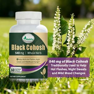Cápsulas de <span class=keywords><strong>Black</strong></span> <span class=keywords><strong>Cohosh</strong></span> OEM/ODM com Extrato de Raiz de <span class=keywords><strong>Black</strong></span> <span class=keywords><strong>Cohosh</strong></span>, Suplemento para Apoio à Menopausa e Suporte Nutricional - Product Image 3
