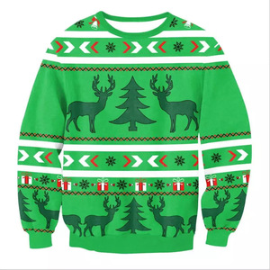 Pull de Noël rouge personnalisé avec motif chien et nom personnalisé – Le pull de vacances moche idéal - Product Image 3