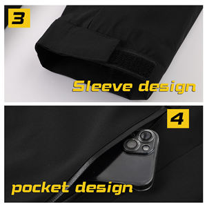 Vêtements de sport pour hommes, vente en gros, veste softshell imperméable et coupe-vent pour la randonnée en plein air, veste de sport pour femmes, veste de plein air pour hommes - Product Image 3