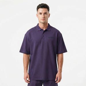 Men's Polo T Shirt Quick Dry Short Sleeve Casual Collared <b>Top</b> for Summer Outdoor Sports Daily Wear <b>Maroon</b> Soft Stylish - Product Image 4