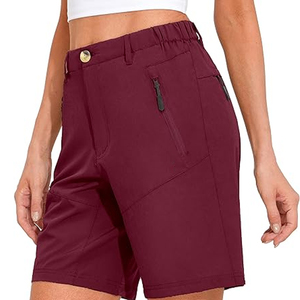 Shorts d'entraînement personnalisés pour femme avec logo, taille mi-haute, pour le golf, le tennis, le badminton, en polyester respirant et à séchage rapide, style décontracté et streetwear. - Product Image 6