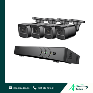 ซูเด็กซ์ DW81KT 4 ชิ้น 1080P HD TVI กล้องรักษาความปลอดภัยแบบกระสุนระบบ 8CH 5MP DVR สมาร์ท IR การมองเห็นตอนกลางคืนการตรวจจับการเคลื่อนไหวชุดโฮมคิท - Product Image 1