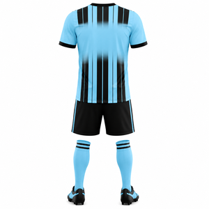 Maillots de football pour adultes en gros – Dernier design, manches courtes, antibactériens, respirants, 100 % polyester, tissu mesh, impression numérique, OEM - Product Image 5