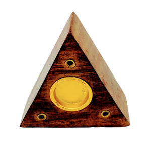 Traditional Wooden Incense Holder Decorative <b>Burner</b> Tray for Fragrance Sticks Meditation and Prayer Decoration - Product Image 1