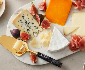 Luxury <b>Cheese</b> <b>Knife</b> <b>Set</b> With Gold Blade And Marble Handle Durable For Kitchenware Use Dining Camping And Hotel Use - Product Image 6