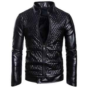 Factory Direct Sale Stylish Men's Genuine <b>Leather</b> Windproof <b>Jacket</b> <b>Long</b> Sleeve Winter Latest Design High Quality Best Popular - Product Image 3