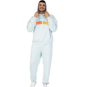Nouvelle Collection 2026 – Survêtement d'Hiver Personnalisé pour Homme, 100% Polyester Polaire Respirant, Hoodie Oversize et Pantalon de Jogging Deux Pièces Unisexe – Vente en Gros - Product Image 2