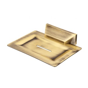 Porte-savon élégant en acier inoxydable, plateau à savon moderne en métal pour la maison - Product Image 3
