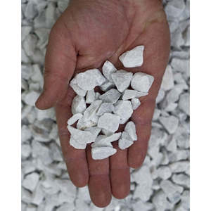 Granulats de Carrara blancs 16-22 mm - Galets en marbre blanc certifiés en vrac - Product Image 1