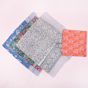 Pañuelos de Algodón con Estampado Boho, Multicolor, Estilo Vintage, Ecológicos, Regalo para Adultos y Damas - Product Image 2