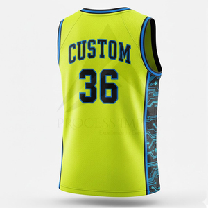 Maillot de basket-ball professionnel, design personnalisé, tissu en mesh, uniforme sportif respirant, séchage rapide, vêtements d'équipe - Product Image 2