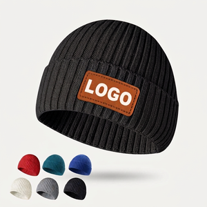 Gorros de Invierno Lisos Multicolores, Gorro de Punto con Logotipo Bordado Personalizado, Gorra de Calavera Tejida, Moderna, Informal, Unisex - Product Image 6