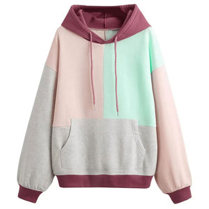เสื้อฮู้ดดี้ผู้หญิงราคาประหยัด แขนยาว สวมใส่สบาย เป็นมิตรกับสิ่งแวดล้อม กันลม ผ้าฟลีซ ไม่เป็นขุย ระบายอากาศดี สินค้ามาใหม่ - Product Image 1