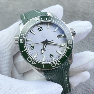 43.5mm Men's gift <b>Watch</b> Ceramic bezel rubber Band Fashion 600m sport Sapphire Crystal Pointer 8900 mens Mechanical <b>watch</b> - Product Image 1