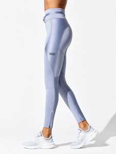 ONETEN APPAREL Leggings de yoga taille haute extensibles dans quatre directions avec fermeture éclair à la cheville, pantalon de sport uni - Product Image 2