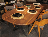 Table de banquet en bois à plateau long, idéale pour événements, mariages, hôtels et fêtes en extérieur – Meuble commercial à prix abordable, très demandé
