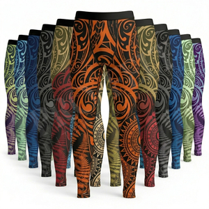Causal Sports Breathable Compression Leggings Custom Printed Summer Tights Workout Running Fitness Gym Training Quick Dry Pants - Product Image 1