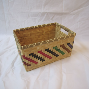 ตะกร้าหวายสานมือแบบวินเทจอเนกประสงค์ ราคาประหยัด เป็นมิตรกับสิ่งแวดล้อม พร้อมหูหิ้วสะดวกสบายสำหรับห้องนอน - Product Image 3