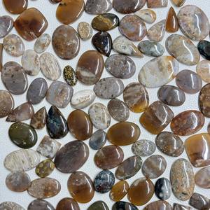 Piedra Preciosa de Jaspe Oceánico Natural de Grado AAA al por Mayor, Corte Cabujón, Alta Calidad, Piedra Suelta Verde, Certificada por Terceros, Fábrica GRV - Product Image 1