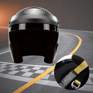 Casque de course professionnel OEM ODM HE-01, nouveau modèle FIA 8859-2015 & SNELL SA2020, casque ouvert 3/4, couleur personnalisée, tailles 3XS-XXL - Product Image 1