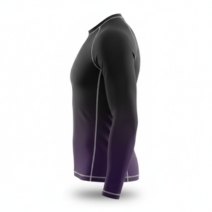 Camiseta Deportiva de Compresión Unisex de Manga Larga, Personalizable por Sublimación, para BJJ, MMA, Jiu Jitsu, Grappling, Entrenamiento No Gi - Product Image 3