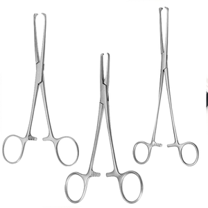 Pinzas Quirúrgicas Manuales de Acero Inoxidable para Agarrar Tejidos, Kit Quirúrgico de Alta Calidad, Reutilizables, Antiestáticas, 1 Año de Garantía, Primeros Auxilios - Product Image 1