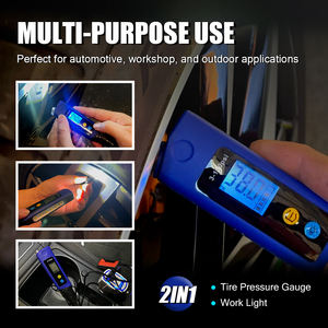 Manómetro Digital de Presión de Neumáticos 2 en 1, Recargable, con Linterna LED, Imán, Rango de 3-150 psi, Pantalla LCD, Precisión de +/-1%, 0.1 psi - Product Image 2