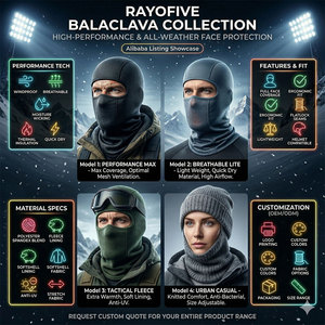 Outdoor Striped Balaclava Custom Full Face Winter Mask Breathable Waterproof Spandex/Polyester Adjustable Unisex for Sports - Product Image 5