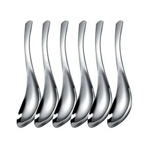 Stainless Steel Soup <b>Spoon</b> With Mirror Polish and Short Handle For Wedding <b>Table</b> Decor Rice Soup <b>Spoon</b> Use - Product Image 3