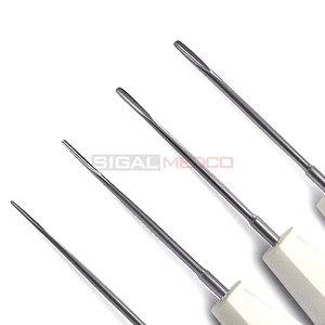 Ensemble de 8 élévateurs manuels en acier inoxydable blanc pour chirurgie dentaire, chirurgie générale, élévateurs de luxation et d'extraction de racines, usage médical - Product Image 2