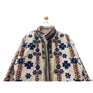 Indian Most Trending Handmade Suzani Embroidery Velvet Winter <b>Jacket</b> <b>Women</b> Short Suzani <b>Jacket</b> Bohemian style lightweight <b>jacket</b> - Product Image 4