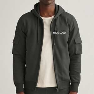 Sudaderas con Capucha Básicas para Hombre, Personalizadas al por Mayor, Transpirables, de Invierno, con Efecto Desgastado, Bordadas y con Cuentas, de Gran Tamaño, 100% Algodón de Alto Gramaje - Product Image 4