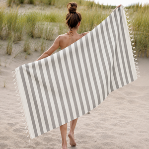 Toallas Fouta Turcas de Algodón Hammam, Secado Rápido, Suaves, 100% Algodón, Toallas Fouta a Rayas al Precio Más Bajo, Proveedores Indios - Product Image 5