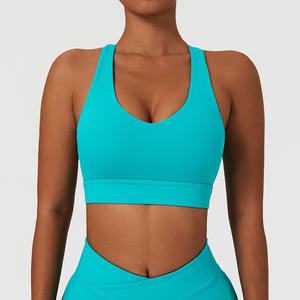 Hot Sale Women's Fitness Sports <b>Bra</b> High Quality 4 Way <b>Stretch</b> Breathable Eco-Friendly Medium Elasticity XS Customizable Front - Product Image 3