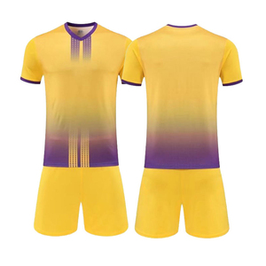 Uniforme de Fútbol Personalizado para Hombre, Conjunto de Camiseta y Pantalones Cortos de Fútbol Transpirables, de Secado Rápido y Resistentes al Viento, Cintura Elástica, Impresión por Sublimación para Equipo - Product Image 5