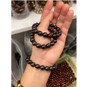 JIEYOU Brown Onyx Beaded Bangle Flower Charm <b>Bracelet</b> Handmade <b>Crystal</b> Style Buddhism Jewelry for Gift Wedding Party - Product Image 1