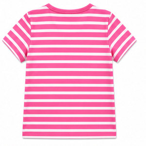 Premium Girls Short Sleeve O-Neck Knitted T-Shirt 100% Organic Cotton Summer Breathable Soft Fabric Casual Streetwear <b>Kids</b> - Product Image 2