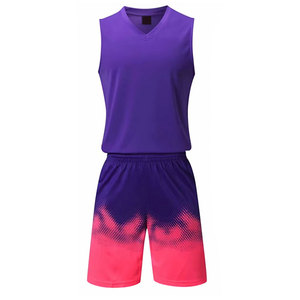 Uniformes de basket-ball pour jeunes en polyester de haute qualité, maillots d'équipe scolaire personnalisés, vêtements de sport, ensemble d'uniformes de basket-ball - Product Image 4