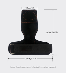 Nouvelle conception – Poignées de musculation en cuir réglables, antidérapantes et robustes pour la musculation, le CrossFit et la protection des paumes avec résistance ajustable - Product Image 6