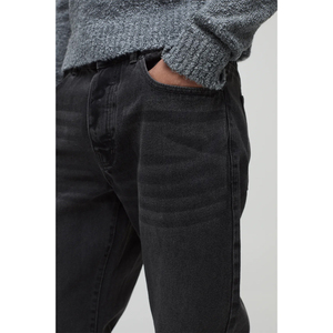 Jeans pour hommes en solde : pantalons en denim élégants et modernes, coupe ajustée, prix abordables, vente en gros de jeans pour un style décontracté et tendance. - Product Image 5
