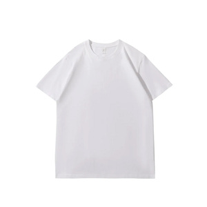 เสื้อยืดคอตตอน 100% หนัก 240gsm ดีไซน์ตามสั่ง MOQ ต่ำ สำหรับผู้ชาย สไตล์สตรีทแวร์ สีพื้นเรียบๆ  OEM ODM - Product Image 1