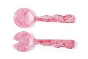 Luxury dining accessories <b>pink</b> dining spoon resin cutlery fancy spoon set serving spoon for desserts stylish table spoon elegant - Product Image 5