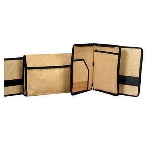 Custom Logo Jute <b>File</b> Bag – Eco Friendly Promotional <b>Document</b> Holder for Conferences, Seminars and Corporate Gifts - Product Image 6