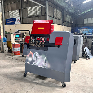 Máquina Automática para Doblar y Cortar Estribos de Alambre de Acero Inoxidable con Sistema PLC CNC, Motor y Componentes de Motor de 2.6kW y 450kg - Product Image 3