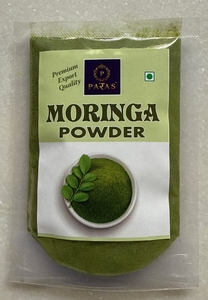 Poudre de feuilles de Moringa 100% pure biologique, superaliment vert naturel en vrac, nutrition santé, durée de conservation de 24 mois, Maharashtra - Product Image 1