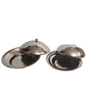 Lot de 2 ustensiles de cuisine en fonte haut de gamme Casserole décorative Réchauffeur de nourriture résistant à la chaleur pour la décoration de table - Product Image 1
