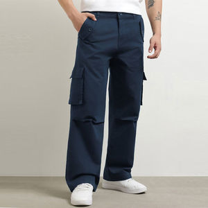 Men Casual Straight <b>Trouser</b> Premium Soft Breathable Quick Dry Comfortable Daily Wear 100% Cotton Lightweight <b>Summer</b> Custom Logo - Product Image 3